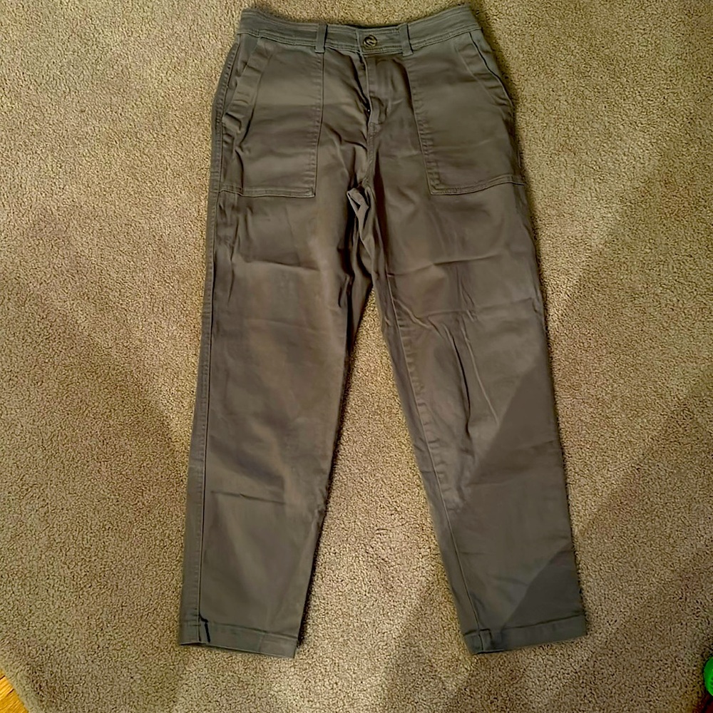 Olive green jeans